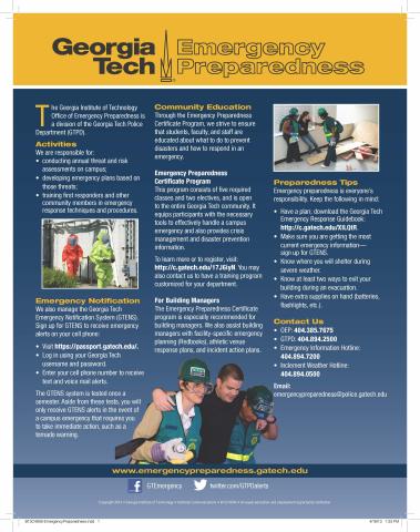 Emergency Preparedness Flyer