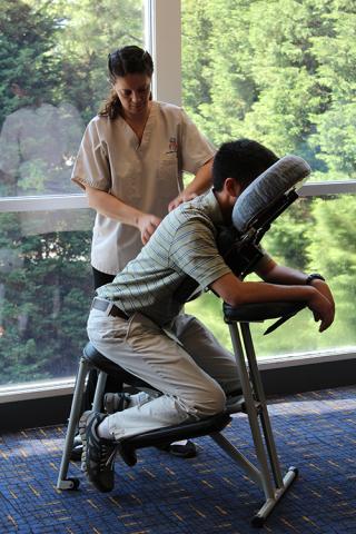 Employee Health Fair Massage Therapy 2016
