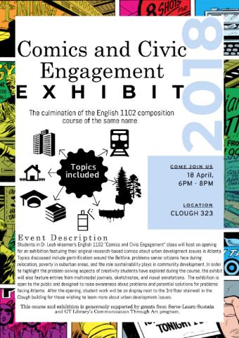 Comics and Civic Engagement Flyer