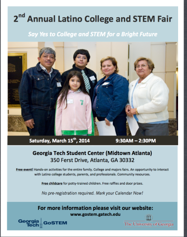 Flyer March Event at GT 2014