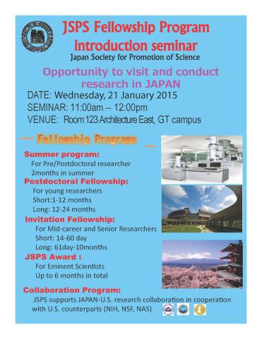 JSPS Info Session 2015