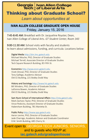 Poster for IAC Open House for FOCUS 2016