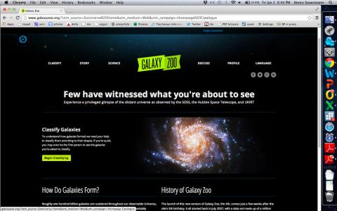 GalaxyZoo Home Page