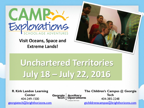 Camp Explorations: Unchartered Territories