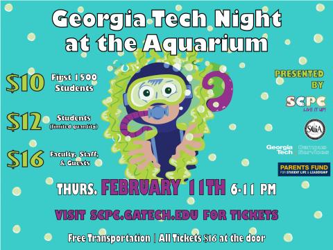 SCPC Atlanta Life presents: GT Night at the Aquarium!