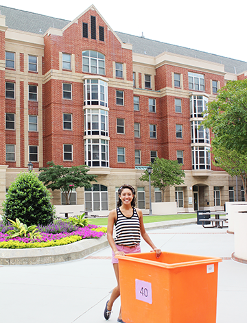 Living on campus!