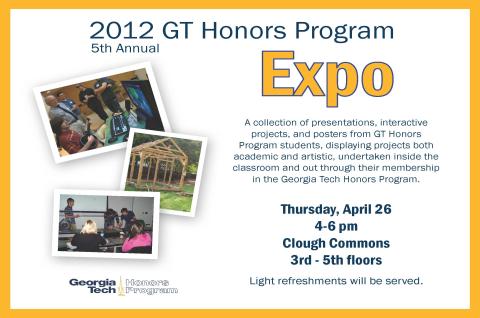 2012 GT Honors Program Expo