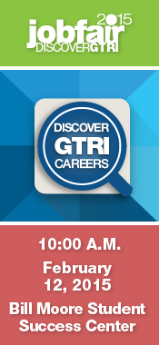 Discover GTRI Student Job Fair Logo