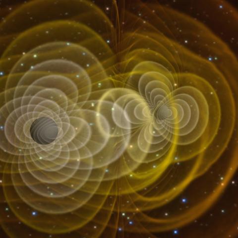 Gravitational wave visual