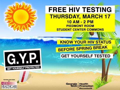 Free HIV Testing Spring 2016