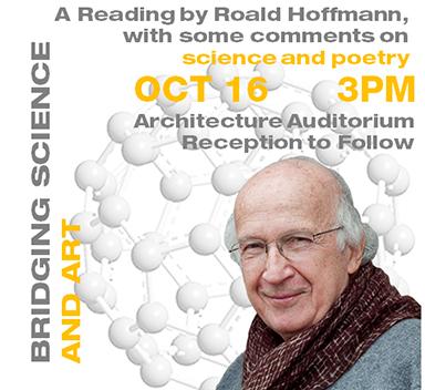 Roald Hoffmann Poetry Reading October 16, 3pm