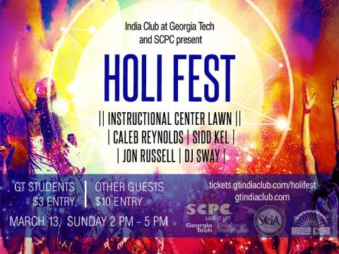 SCPC Concerts and India Club present: Holi Fest!