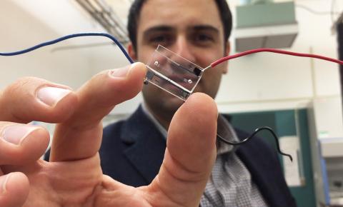 Hybrid chip uses cellphone principles