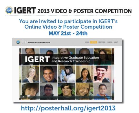 2013 IGERT Video & Poster Competition