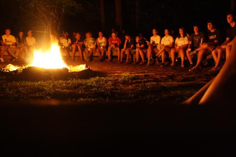 Wreck Camp 2012 - bonfire