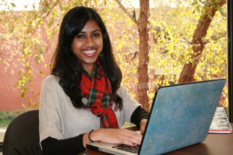 ISyE undergraduate student, Nidhi Koshy