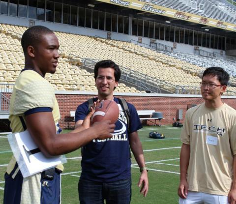 Vad Lee at International Football Clinic