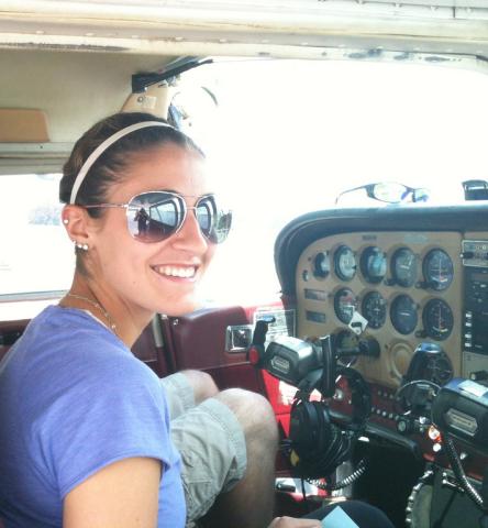 Katie Gross - flying