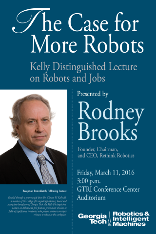 Kelly Distinguished Lecture on Robots and Jobs