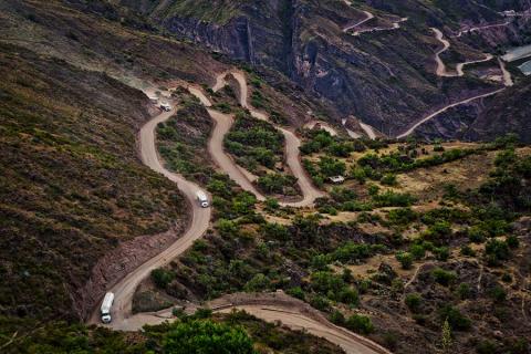 Las Bambas Switchback Road