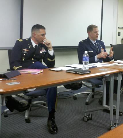 LTC Reese and Major Pauls