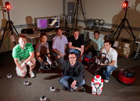 Magnus Egerstedt with GRITS Lab graduate students