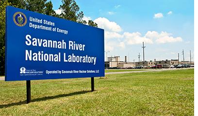 Main campus sign for Savannah River National Lab