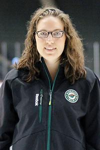 Alexandra Mandrycky, ISyE grad and hockey operations analyst for the Minnesota Wild