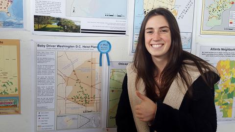 Lucy Bullen, 2017 GIS map winner