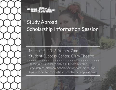 March 2016 Study Abroad Scholarship Info Session