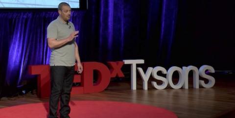 Alan Marco On Stage At TedX