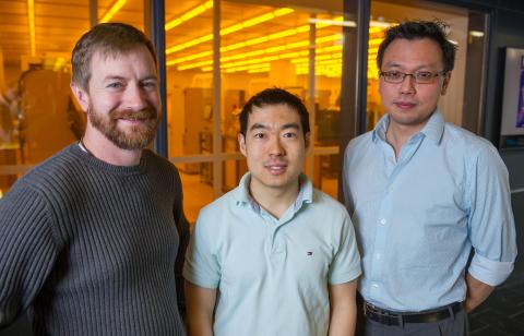 Biomolecular tweezers researchers