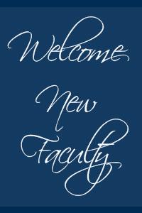 Welcome New Faculty 2014