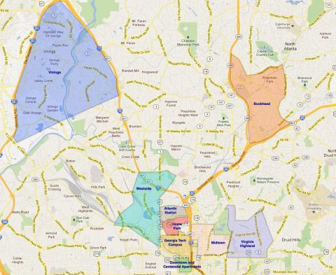 Georgia Tech - Atlanta Area Off-Campus Living Spaces