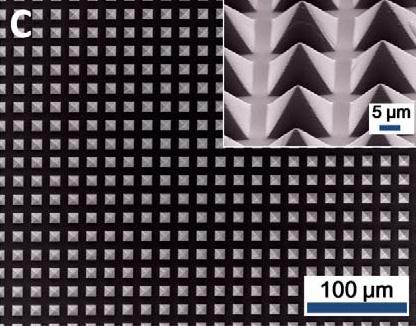 Triboelectric generator patterning