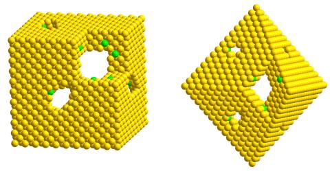 Platinum hollow nanocages