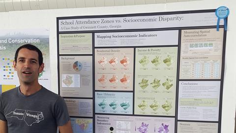 Matt Leonard, 2017 GIS poster winner