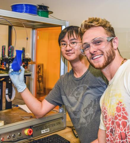 Vincent Li and Devin Roach, Photo courtesy of Glenn Ostle