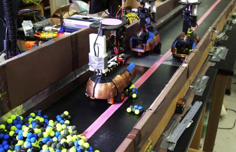 Robots moving in confined spaces