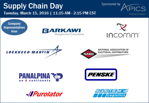 Supply Chain Day - March 15, 2016