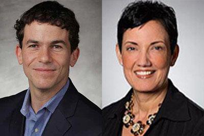 Marcos Schechter (left) and Rosa Arriaga