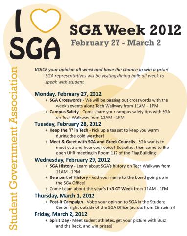 SGA Week 2012