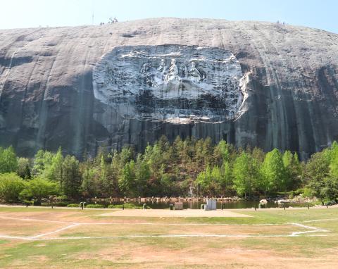 Photograph of Stone Mountain in Georgia