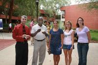 ISyE faculty members Joel Sokol and Earl Barnes ea