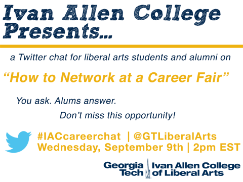 Ivan Allen College Twitter Chat - September 9