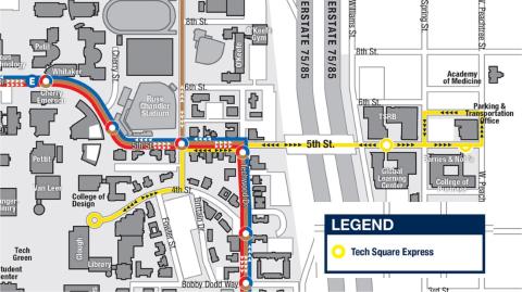 Tech Square Express Route