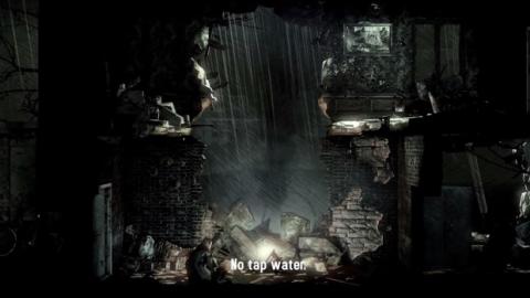 A still from the empathy game "This War of Mine"