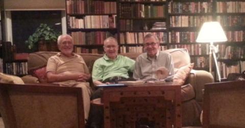 A photo of Anthony Rutkowski, Stephen Lukasik, and Seymour Goodman