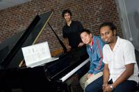 Parag Chordia and music technology graduate studen