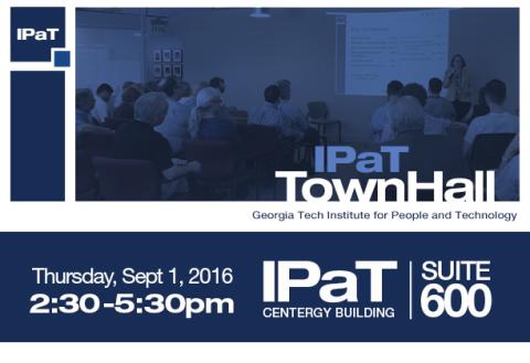 IPaT 2016 Town Hall & Networking Reception